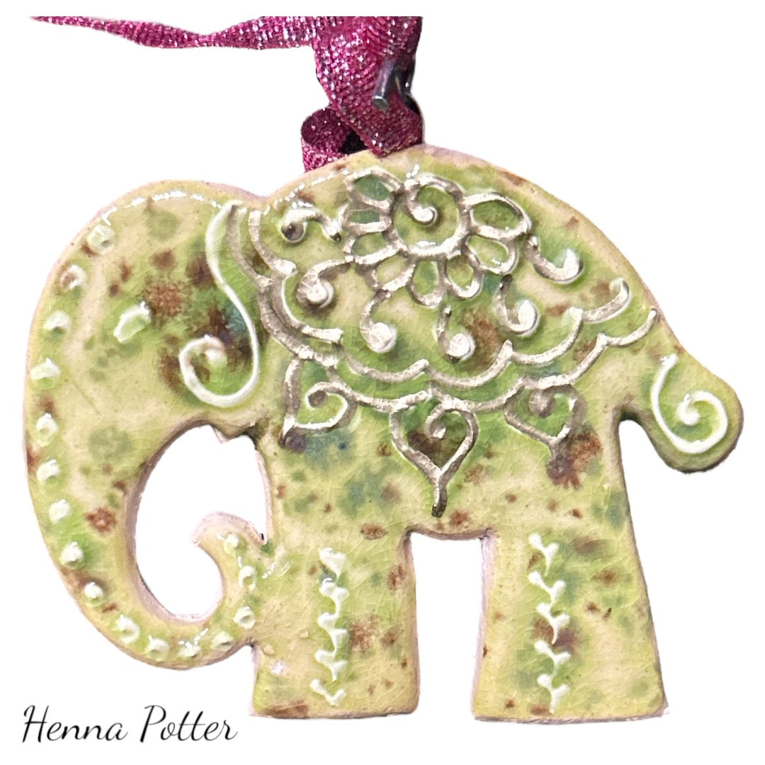 Elephant Ornament - 16 - Art by Bala