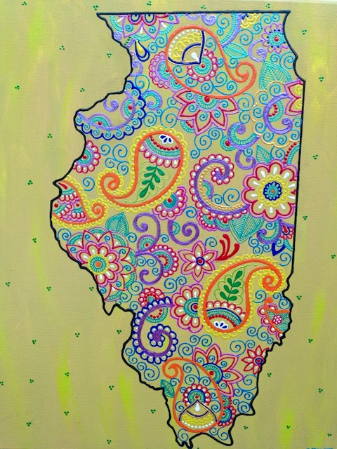 Floral State - Art by Bala