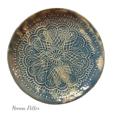 Blue Platter - Art by Bala