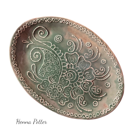 Green Platter - Art by Bala