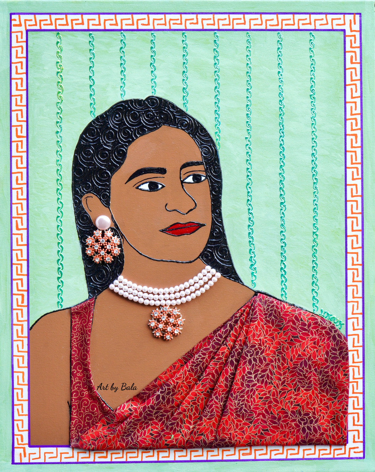 Sarvani - Print - Art by Bala