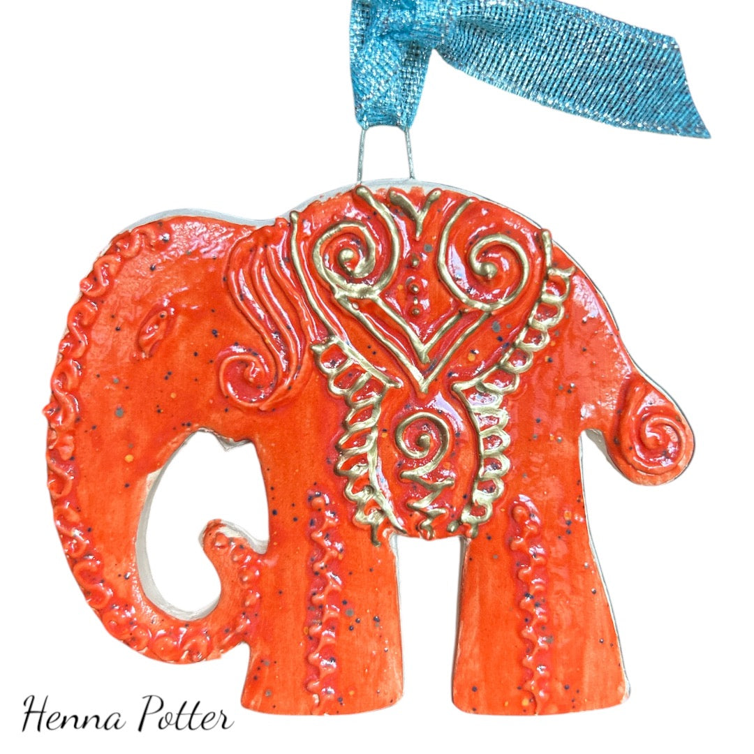 Elephant Ornament - 1 - Art by Bala