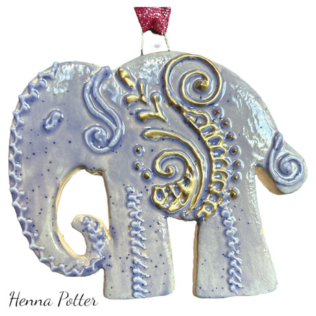 Elephant Ornament - 2 - Art by Bala