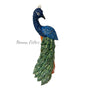 Ceramic Peacock - Art by Bala