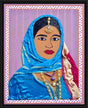 Noor | Textured Portrait Painting - Art by Bala