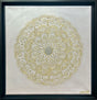 Serenity No. 21 | Original 3D Textured Mandala Painting - Art by Bala