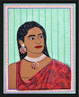 Sarvani | Textured Portrait Painting - Art by Bala