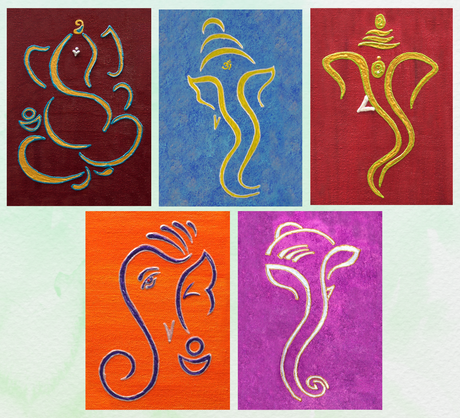 Ganesh Notecards - Art by Bala