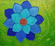 Blue Shimmer Flower - Art by Bala