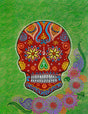 Sugarskull - Green - Art by Bala
