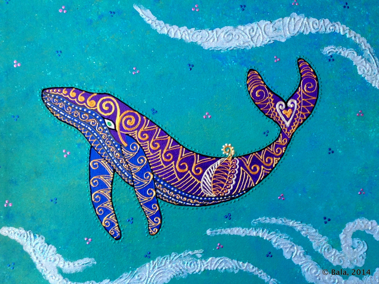 Blue Whale - Art by Bala