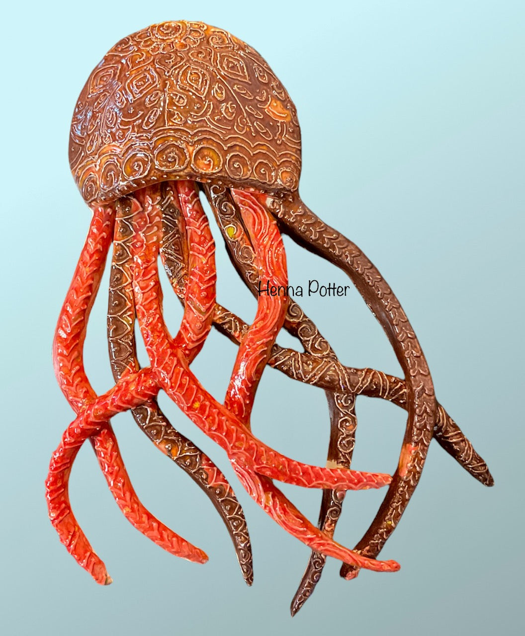 Jellyfish -  Ceramic Wall Art - Art by Bala