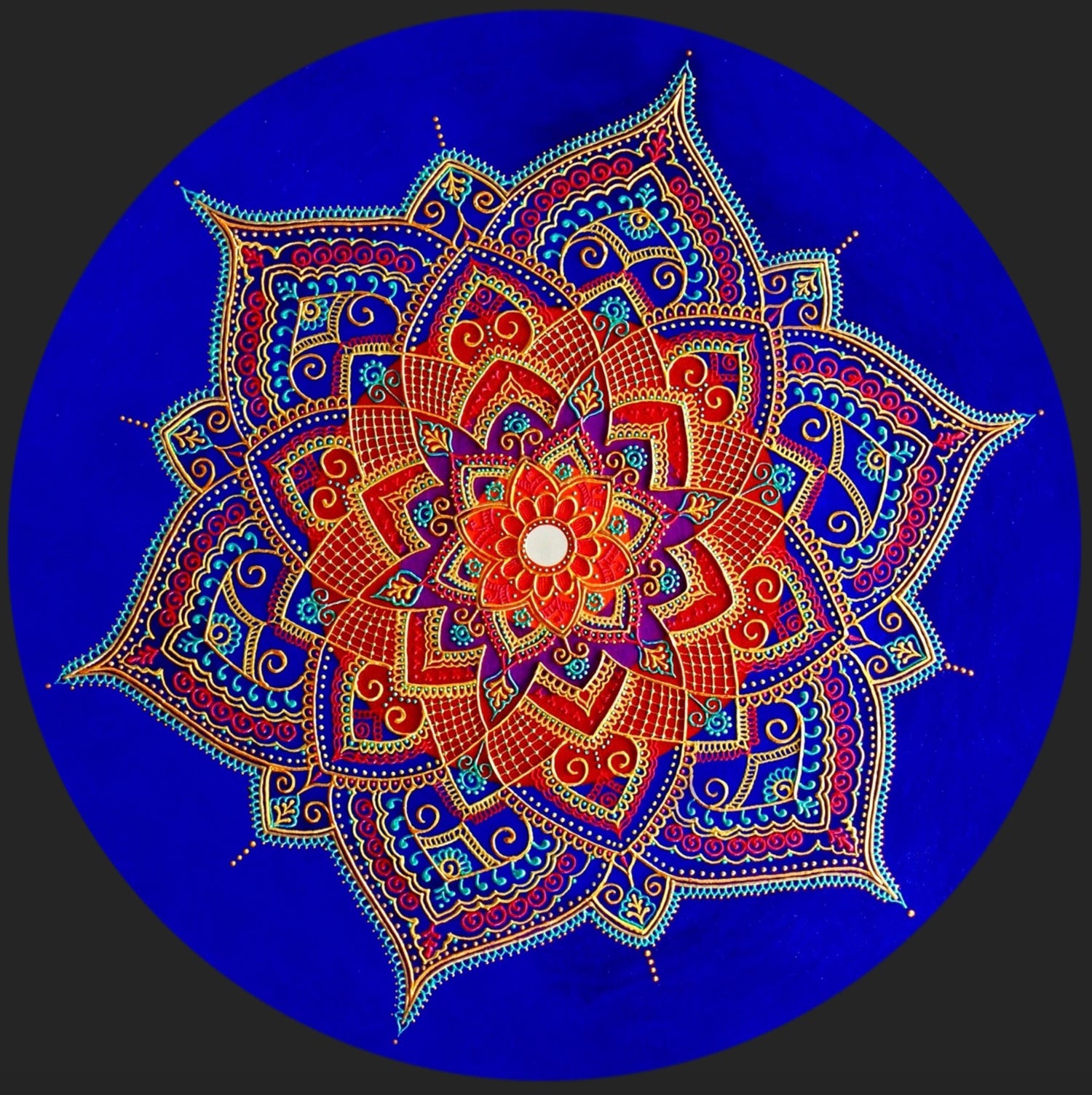 Vibrance Mandala - Art by Bala
