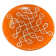 Terracotta Kolam plate 15 - Art by Bala