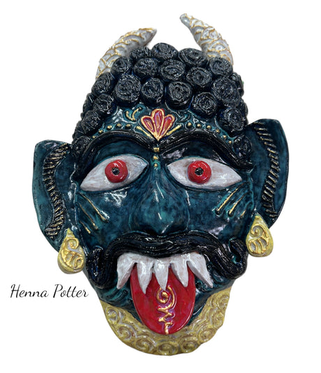 Indian Evil eye Protection Mask - Art by Bala