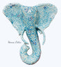 Elephant Ceramic Wall Art - 12 - Art by Bala