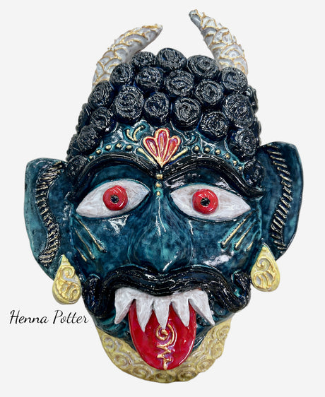 Indian Evil eye Protection Mask - Art by Bala