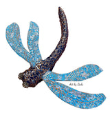 Dragonfly Ceramic Wall Art - 1 - Art by Bala