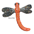 Dragonfly Ceramic Wall Art - 2 - Art by Bala